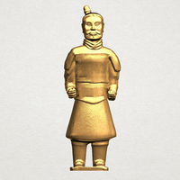 Small Xi an Warrior 01 3D Printing 197027