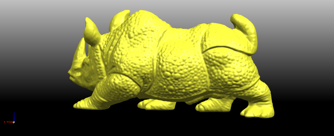 Rhinoceros 01Male 3D Print 197080