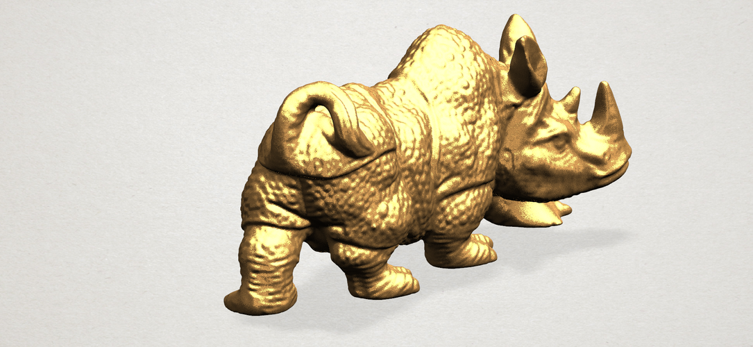 Rhinoceros 01Male 3D Print 197091