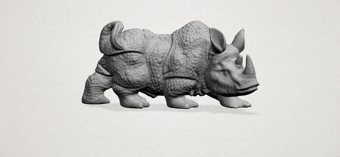 Rhinoceros 01Male 3D Print 197092