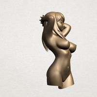 Naked Girl 01- half body - Thumbnail 6