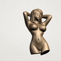 Naked Girl 01- half body - Thumbnail 8