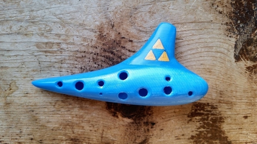 Working Soprano Ocarina - 12 Hole Transverse 3D Print 197210