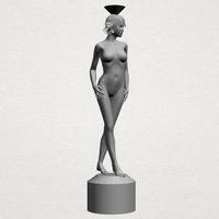 Naked Girl with Vase on Top 01 - Thumbnail 1