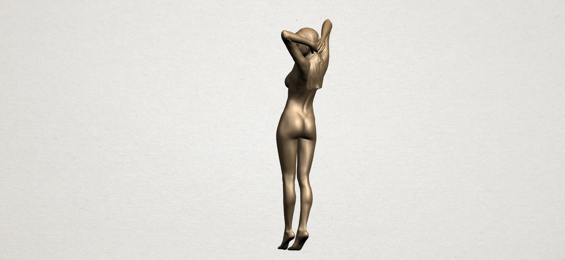 3D Printed Naked Girl - Full Body 01 by miketon_mike | Pinshape