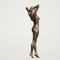 Naked Girl - Full Body 01 - Thumbnail 7