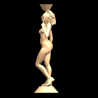 Naked girl with vase on top 02 - Thumbnail 3