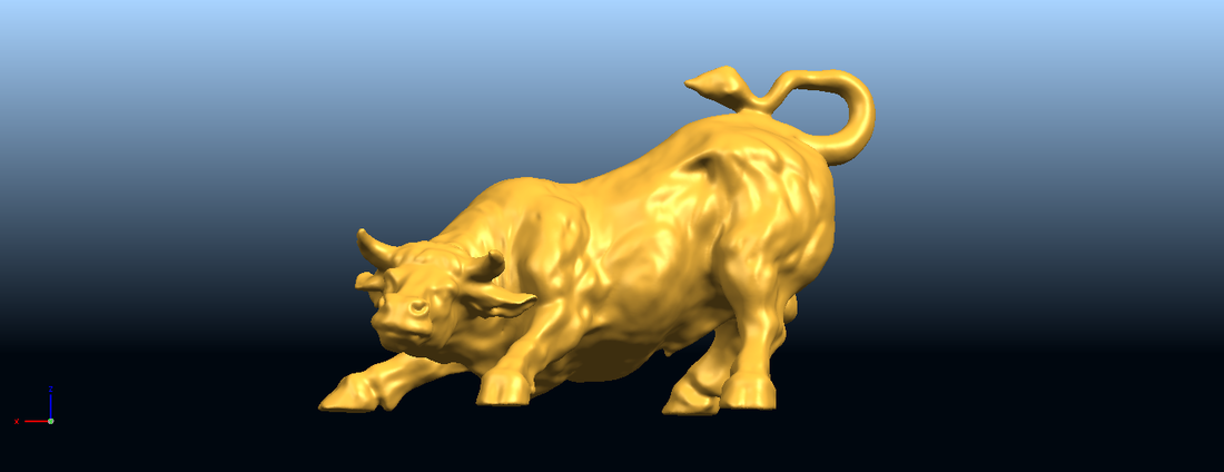 Bull 01 3D Print 197359