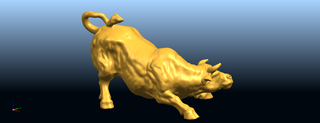 Bull 01 3D Print 197362
