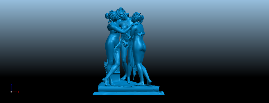Sculpture of Three Grace 01 3D Print 197386