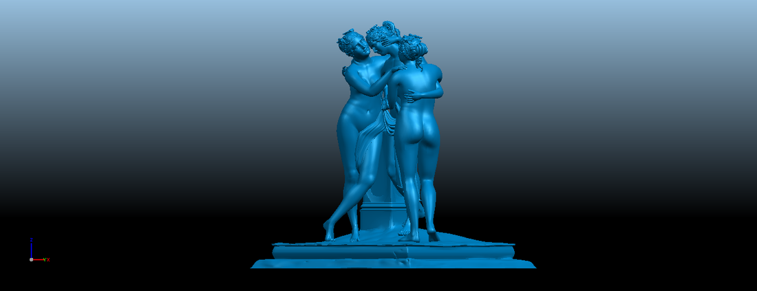 Sculpture of Three Grace 01 3D Print 197387