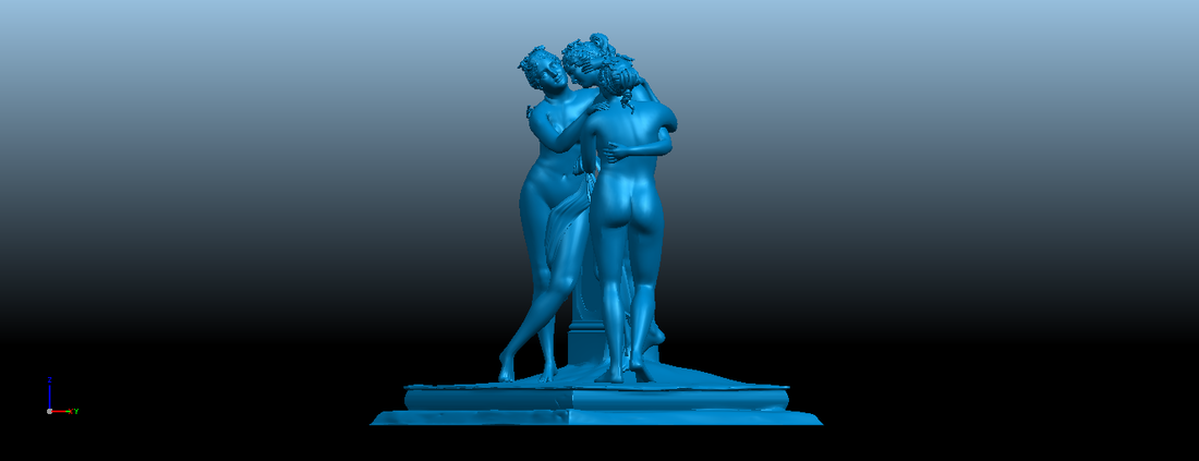 Sculpture of Three Grace 01 3D Print 197388