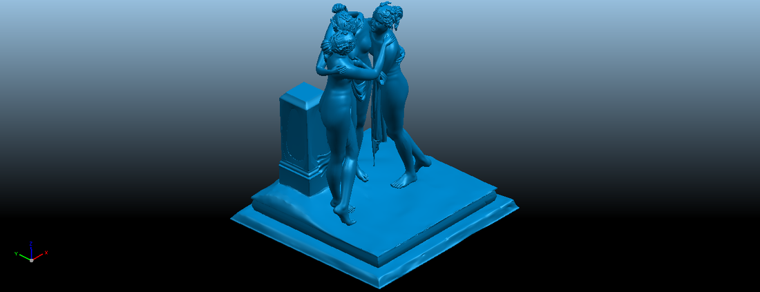 Sculpture of Three Grace 01 3D Print 197395