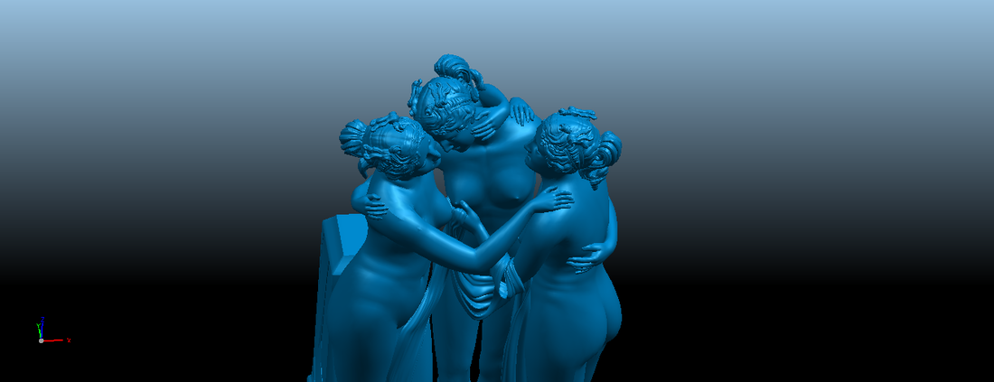 Sculpture of Three Grace 01 3D Print 197396