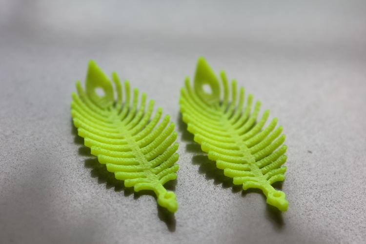 Earing -Leaf 3D Print 197410