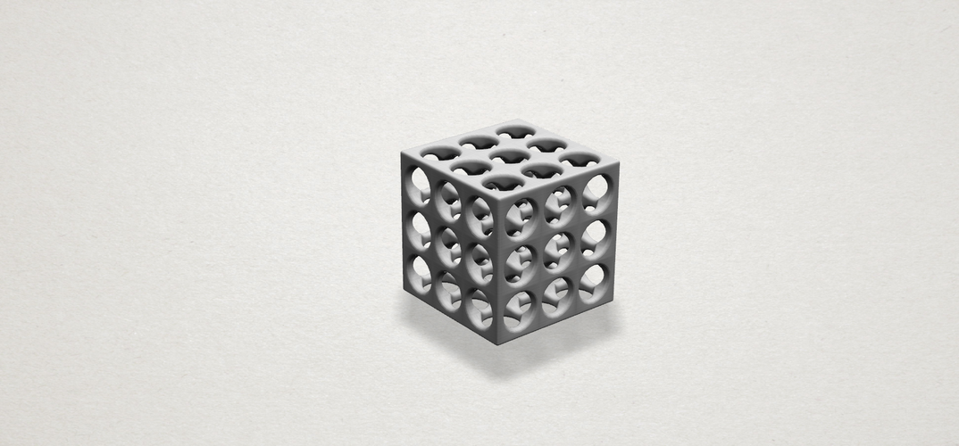 Necklaces -Magic Cube 3D Print 197423