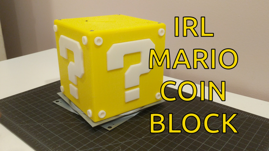 Working Mario Coin Block  3D Print 197512