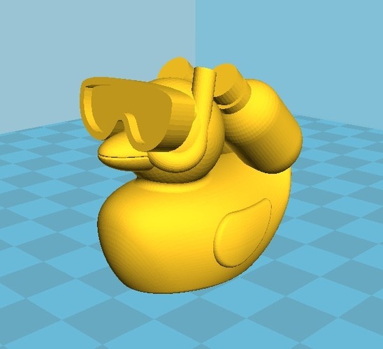 Scuba duck 3D Print 19769