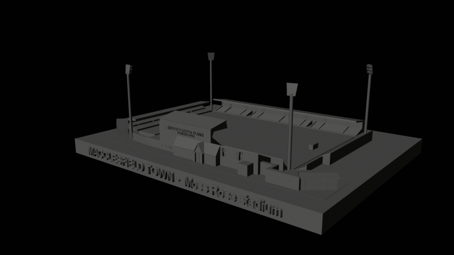 Macclesfield Town 3D Print 197749