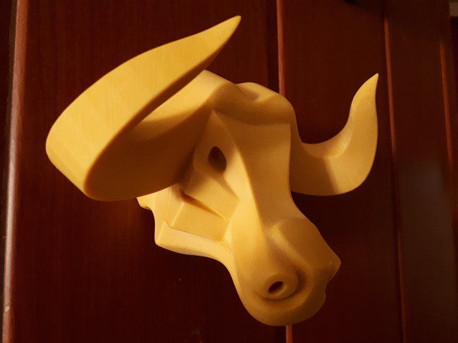 Bull Head 3D Print 197773