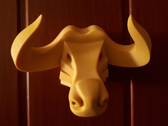 Bull Head 3D Print 197774