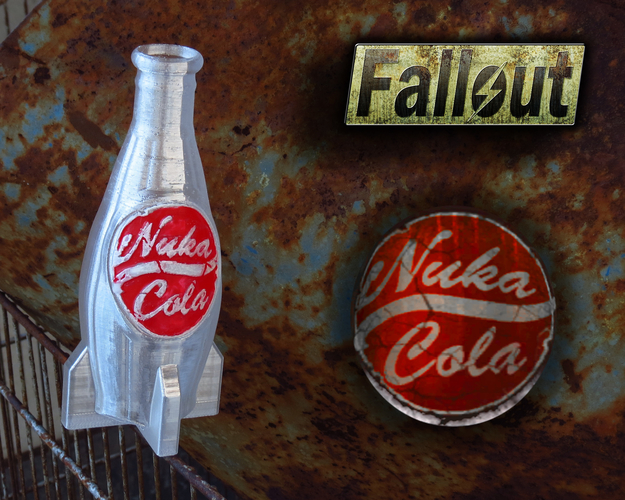 3D Printed Nuka Cola Bottle – Fallout 4 - Game Design Contest by