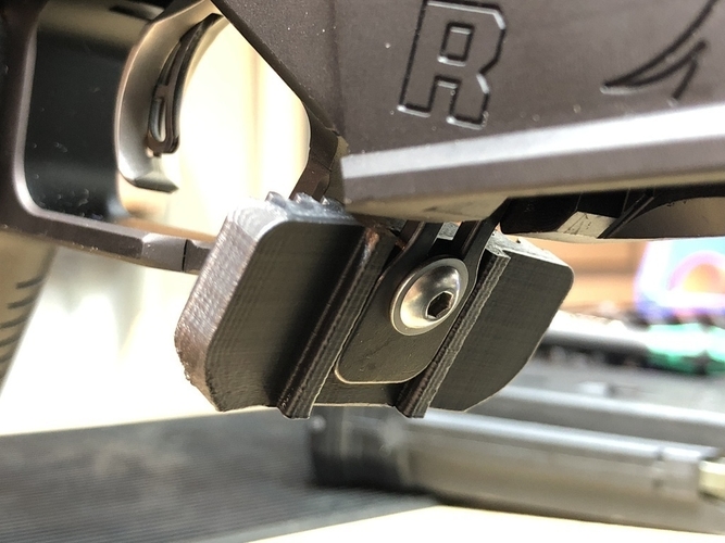 RPR Ruger Precision Rifle Mag Release Extension 3D Print 197846