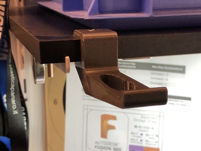 Headphone Shelf Holder 3D Print 197858