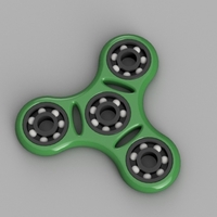 Small Fidget Spinner TRI 3D Printing 197909