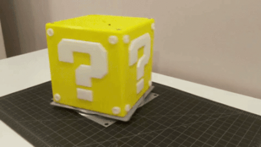 Working Mario Coin Block  3D Print 198129