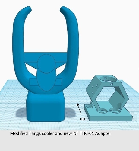 CR-10 THC-01 3-Color Printhead mount and fangs