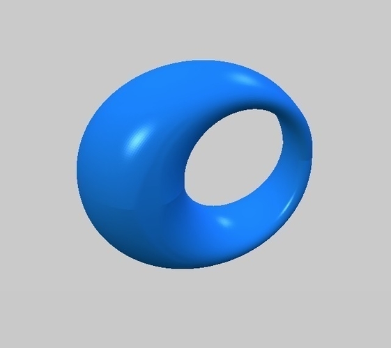 Minimal Cool Ring for Women 3D Print 198193