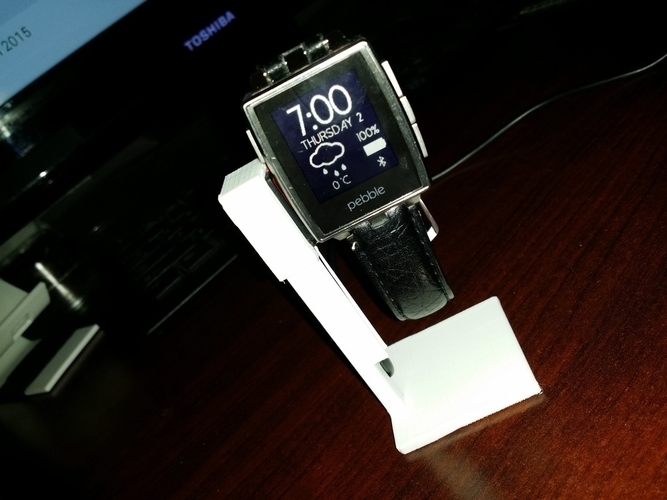 Simple Pebble Steel Holder 3D Print 198304