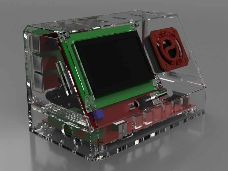 Cabinet for MKS Gen 1.4 and Raspberry PI Combo