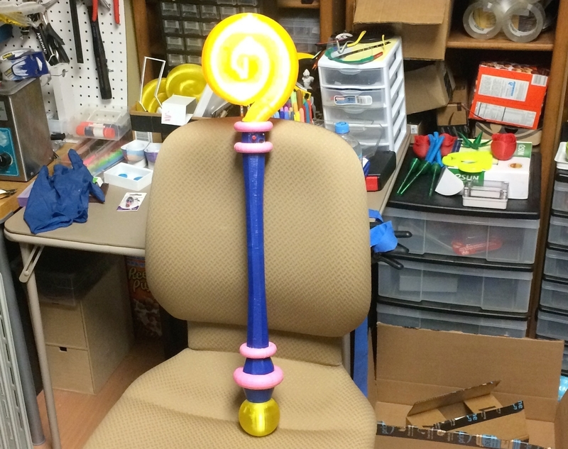 Yugioh Light Up Dark Magician Staff