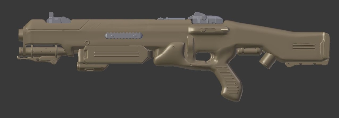 DOOM 2016 Combat Shotgun 3D Print 198471