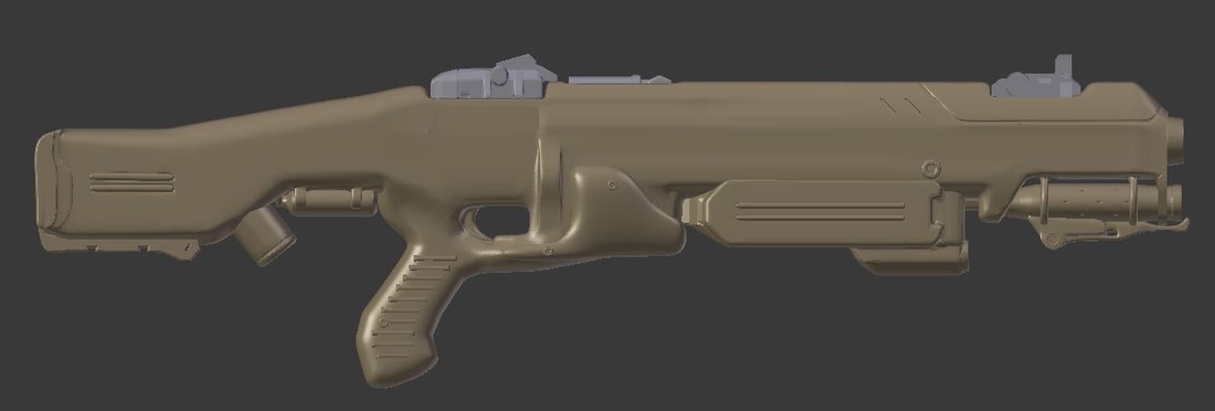 DOOM 2016 Combat Shotgun 3D Print 198472