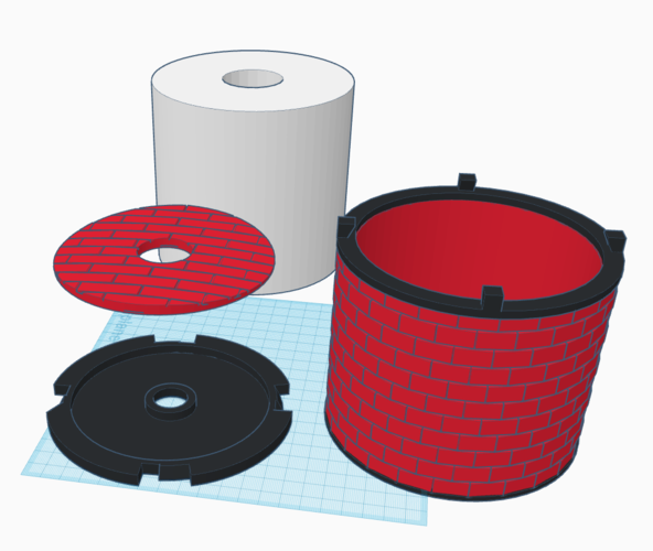 Another TP Tissue Dispenser 3D Print 198554