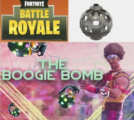 Fortnite BOOGIE WOOGIE Bomb NeoPixel and MP3 Player 3D Print 198589