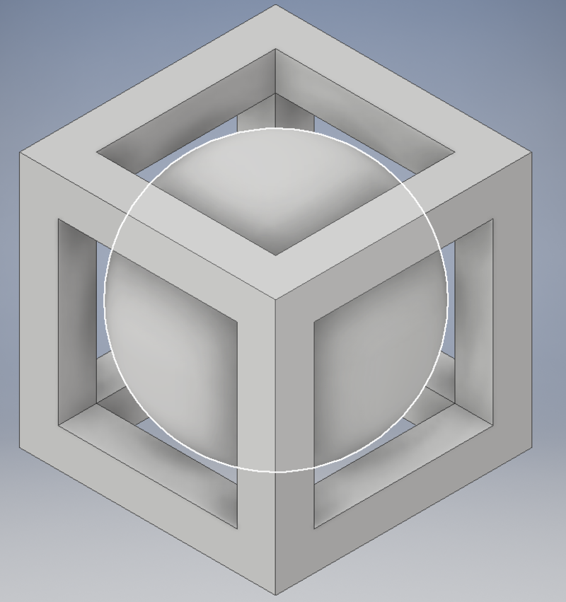 1 inch ball in a box