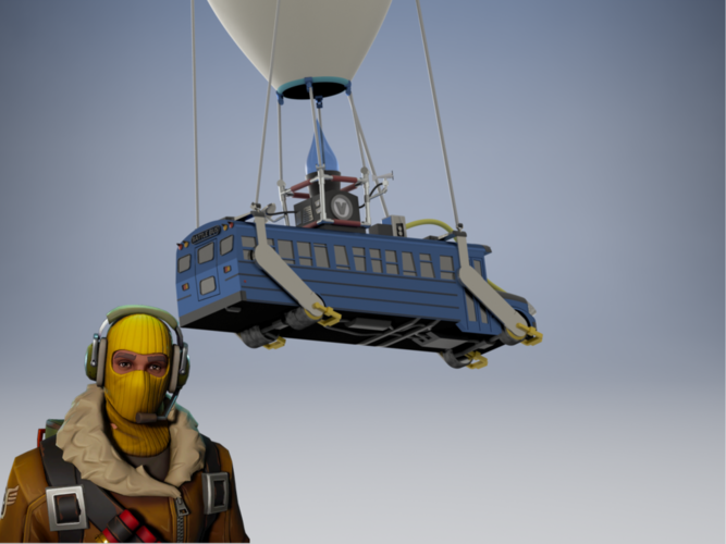 Battle Bus - Fortnite 3D Print 198611