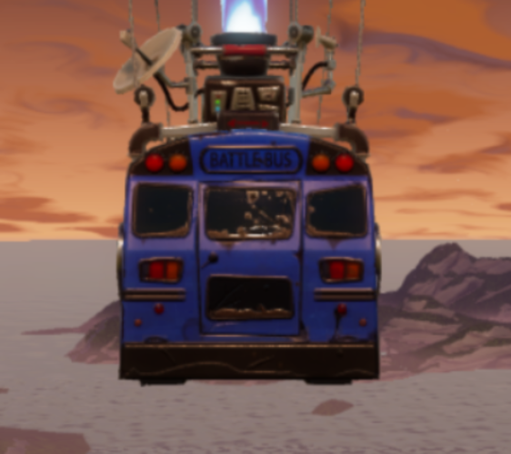 battle bus fortnite 3d print 198628 - fortnite battle bus front