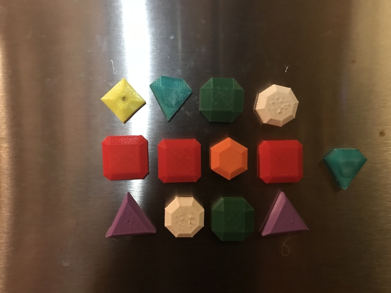 Bejeweled Magnets