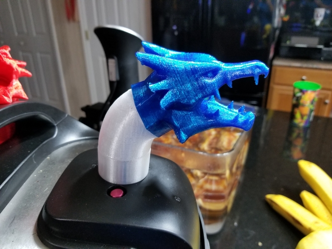 3D Printed Instant Pot Steam Dragon by pfjason