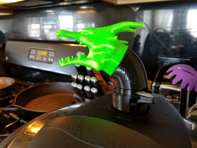 Fire-breathing Dragon Steam Release Diverter Tool for Pressure Cooker  Kitchen
