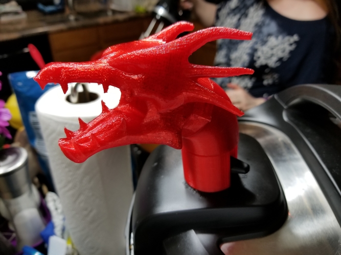 Steam Release Diverter,Instant Pot Steam Diverter Fire-breathing Dragon  Steam Release Accessory Steam Diverter for Pressure Cooker Kitchen Supplies