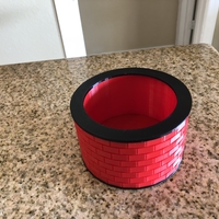 Brick Pattern Bowl - Thumbnail 1