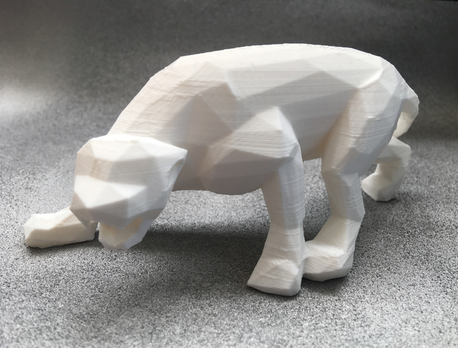 LowPoly Pantera Art Sculpture 3D Print 198757