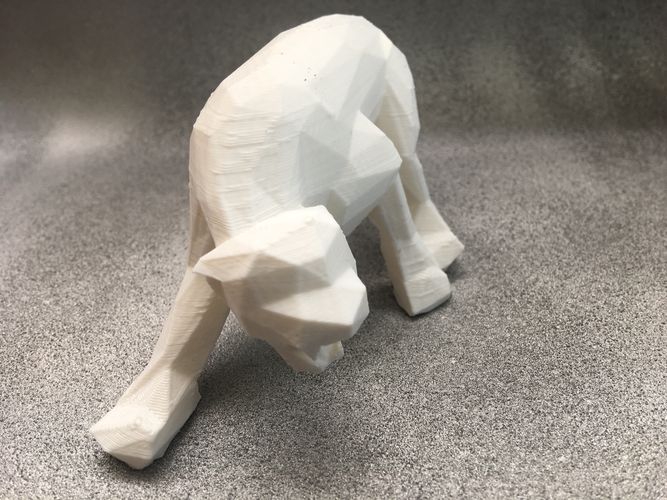LowPoly Pantera Art Sculpture 3D Print 198758