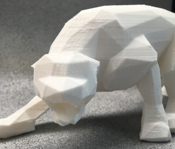 LowPoly Pantera Art Sculpture 3D Print 198764